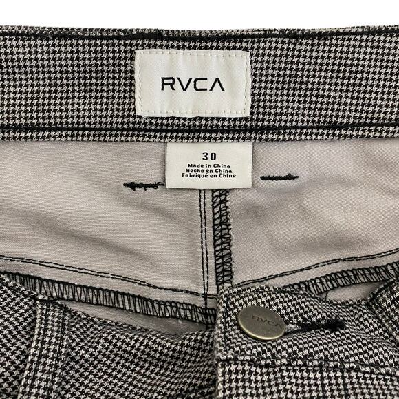 RVCA Women's Pants Houndstooth Print Size 30 RN# 99064 - Picture 4 of 9